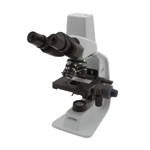 [B-150P-MRPL] B-150 Monocular polarizing microscope, 400x, PLAN, rechargeable batteries