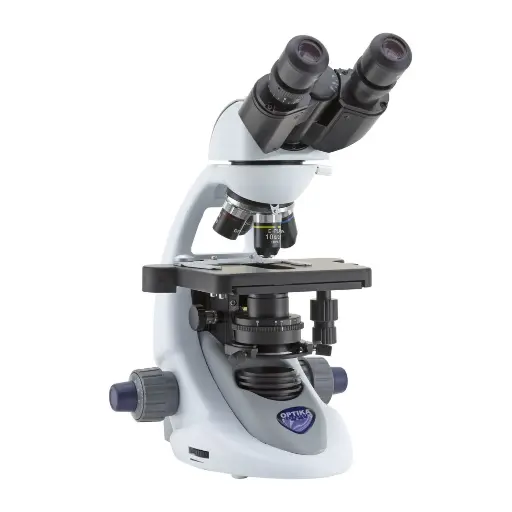 [B-292LD1.50] B-290 Binocular LED fluorescence microscope, 500x, IOS PLAN, B filter set