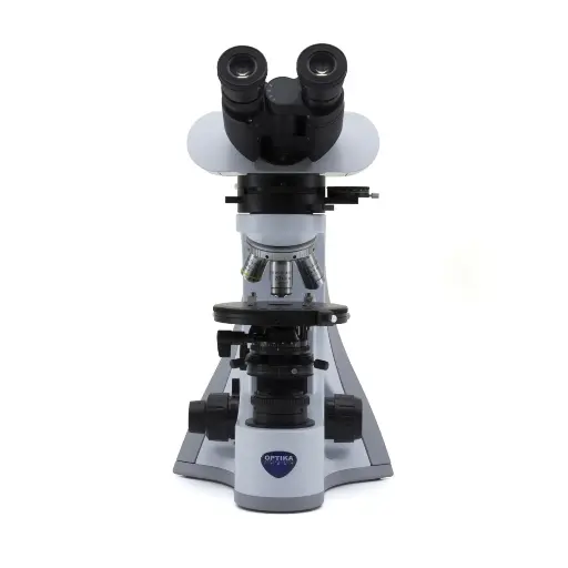 [B-510POL-I] B-510 Trinocular polarizing microscope, 500x, IOS PLAN LWD POL, Incident & Transmitted light