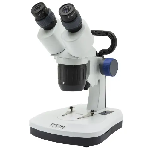 [SFX-51] SFX Stereomicroscope, fixed arm, rotating head, 20x40x, touch panel, LED Incident & transmitted light, rechargeable batteries not included