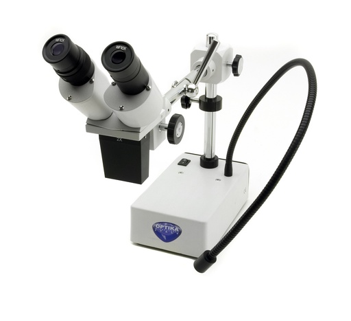 [ST-50LED] ST-50 Binocular stereomicroscope, 20x, LED Incident, overhanging stand