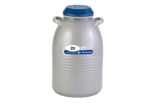 [20XTB-5S] Taylor Wharton by IC Biomedical – XT20 Cryogenic Sample Storage with (6) 5″ Canisters (Capacity: 180 x 2.0 ml vials)