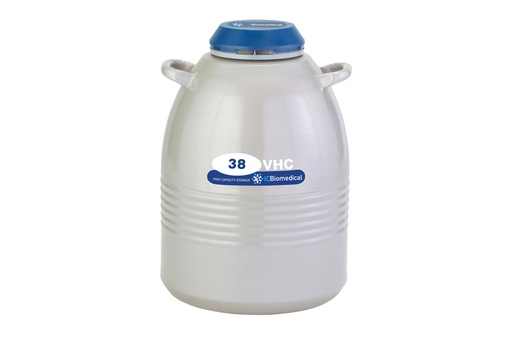 [38VHC-11M] Taylor Wharton by IC Biomedical – VHC38 Series Liquid Nitrogen Freezer with (6) 11″ Canisters (Capacity: 1,512 x 2.0 ml vials)