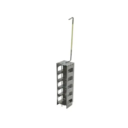[R036-9C34*] Taylor Wharton by IC Biomedical – 2″ Square Rack for LS750 LN2 System (Holds 5 Mini Boxes)