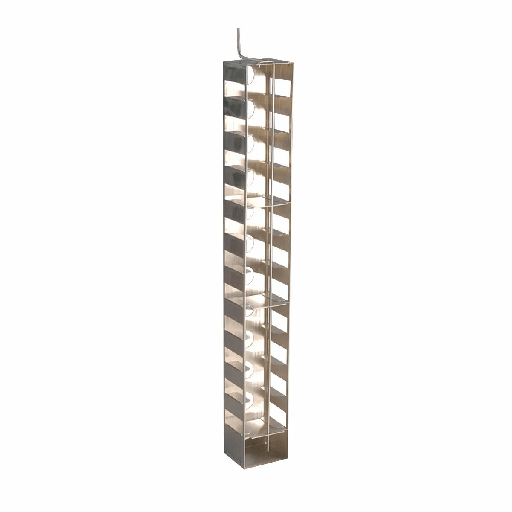 [R10K-9C44*] Taylor Wharton by IC Biomedical – Stainless Steel 25-Cell 13-Shelf Inventory Rack – For 10K, 24K, 38K, LABS 20K, LABS 38K, LABS 40K, LABS 80K
