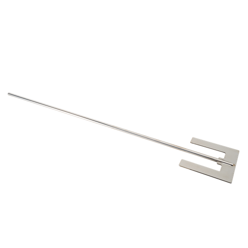 [18900498] Anchor stirrer, 316L stainless steel. Shaft length 600mm x 8mm diameter. Impeller width 100mm.