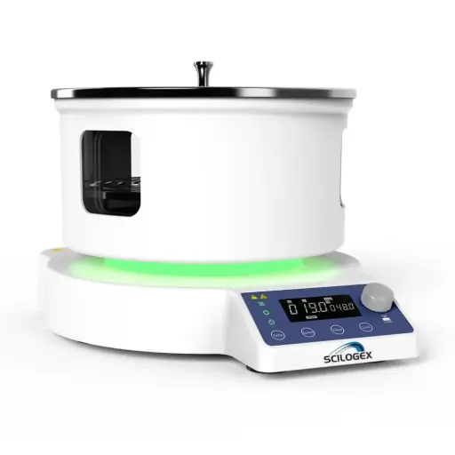 [873032419999] SCILOGEX SCI220-H3 LCD Digital Magnetic Stirring Heated Water Bath, 3L Capacity, 20-220C, 110V, 60Hz