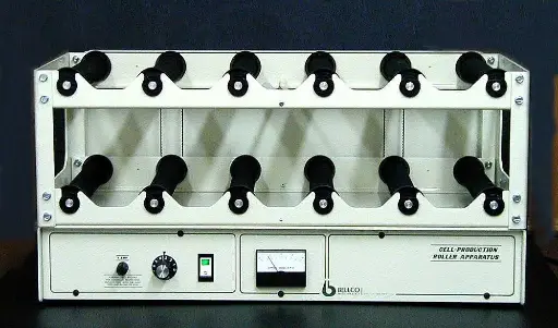 [7620-02005] Bellco Glass Bench Top Roller Apparatus, 10-Position, 115V, All-Position Drive