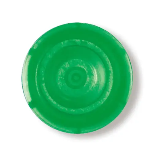 [759242] 759242 Round Caps for Ultra-Micro UV-Cuvettes, Green, 100/pack