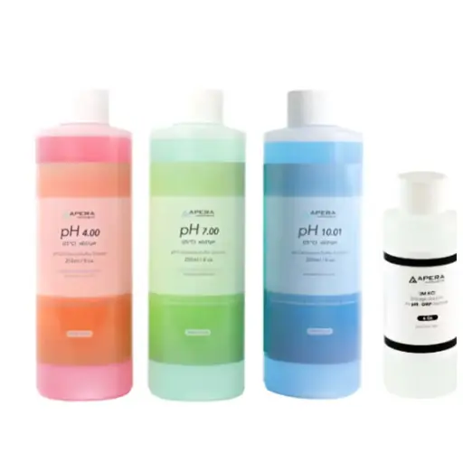 [AI1109] 8oz pH Calibration Buffer Solution Kit (pH 4.00, 7.00 & 10.01), plus 4oz storage solution for pH/ORP Electrodes