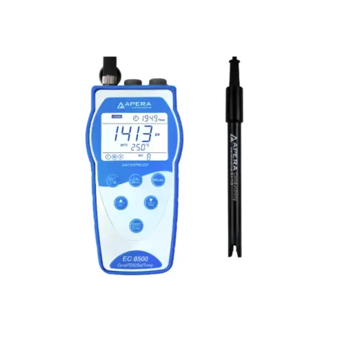[EC8500] EC8500 Portable Conductivity/TDS/Salinity Meter Kit with Data Logger & USB Data Output