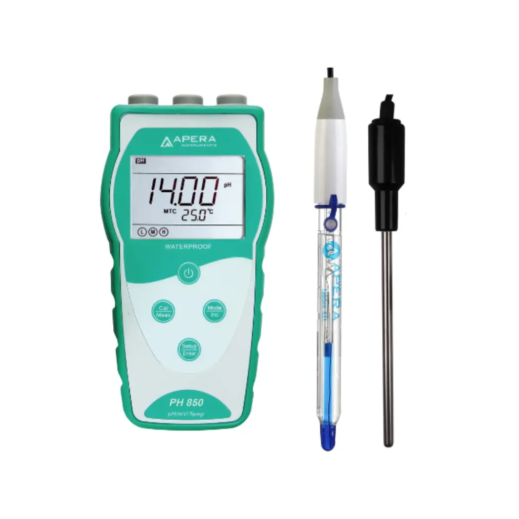 PH850-HF Portable pH Meter for Solutions containing Strong Acid or