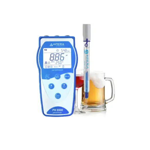 [PH8500-BR] PH8500-BR Premium Series Portable pH Meter for Beverage Making with Data Logger