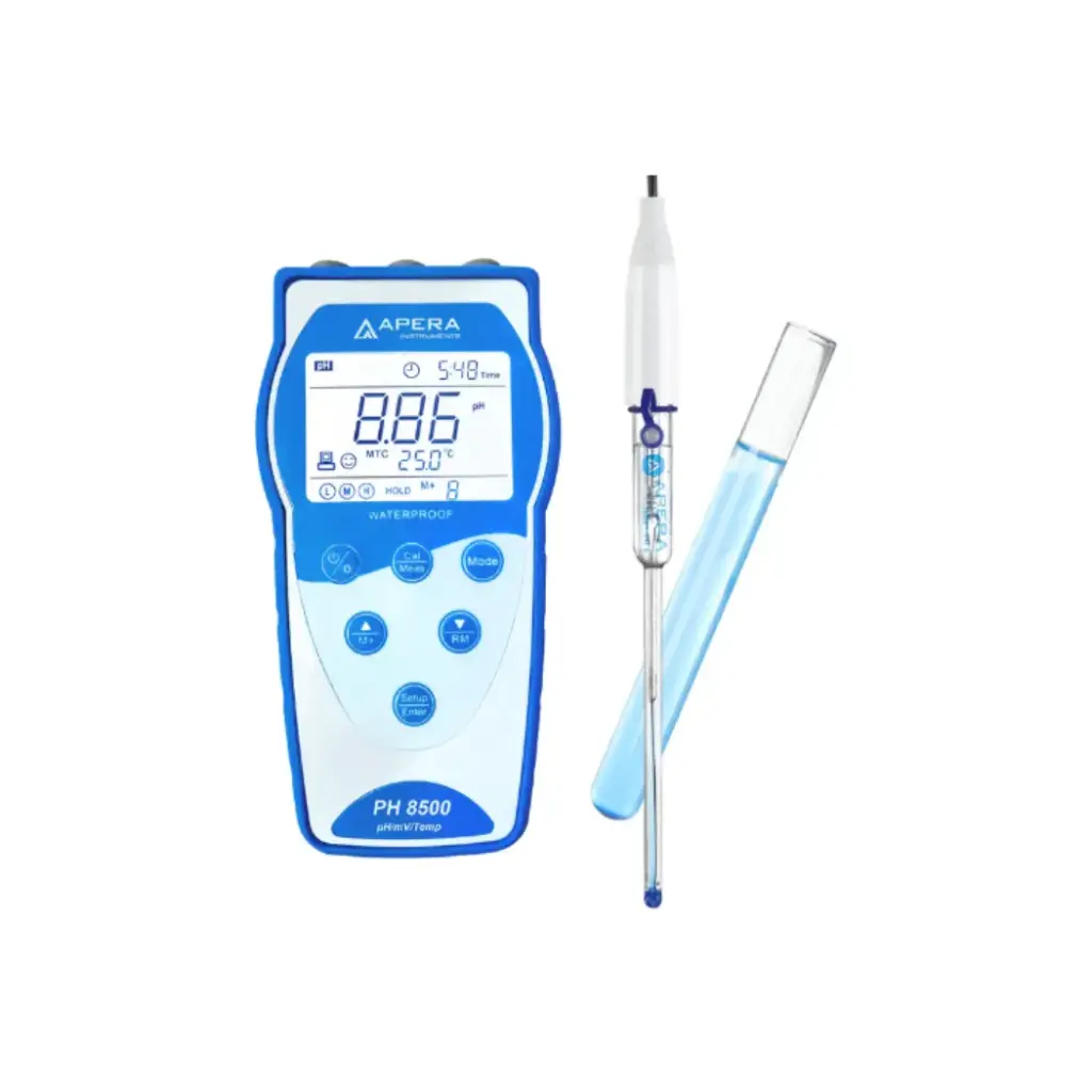 PH8500-MS Premium Series Portable pH Meter for Micro Samples with Data ...