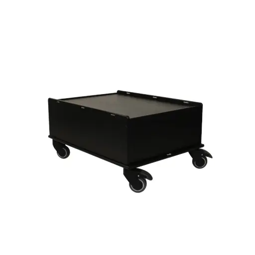 [53637] Equipment Cart Black 18 x 24, 12" Height