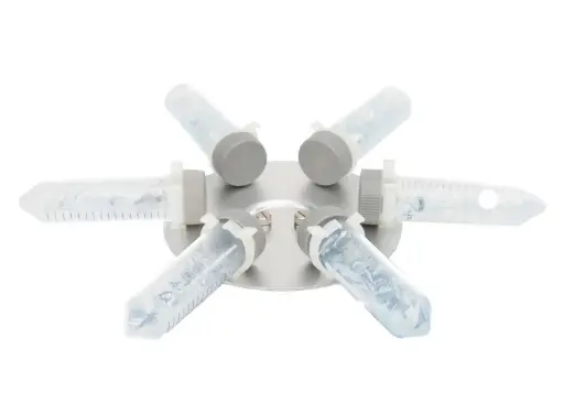 [18901872] Horizontal Plastic Clamp, 2 holes × 50ml Test Tube