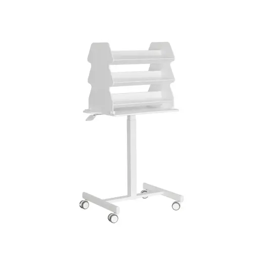 [53944] TrippNT 53944 Height Adjustable Doube-Sided Medical Suture Stand Companion Cart, 24 x 61 ½ x 19 ½ inches WHD, 22 pounds