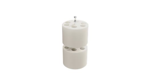 [19500054] 2mL Adapter for 200mL Suspension Basket (fits 1.5/2mL microcentrifuge tubes, size: 11×45mm), box of 2 adapters